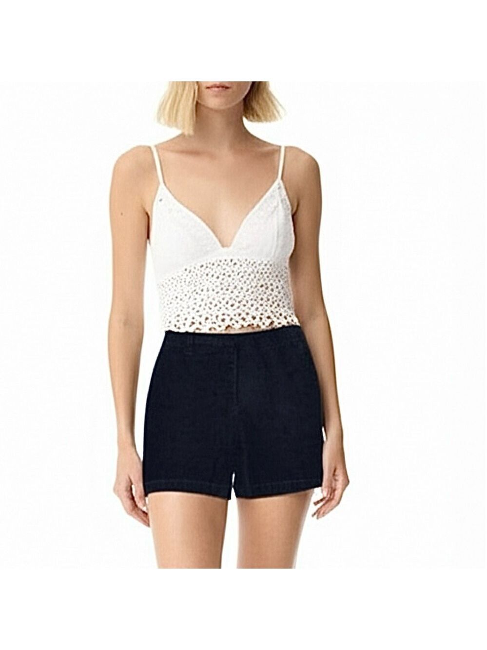 Jones New York Sport minimalist black high rise pure cotton relaxed shorts 14